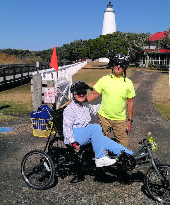 John and Janine Brobst in Ocracoke, North Carolina—the same place they fell in love over 50 years ago | Photo courtesy John Brobst