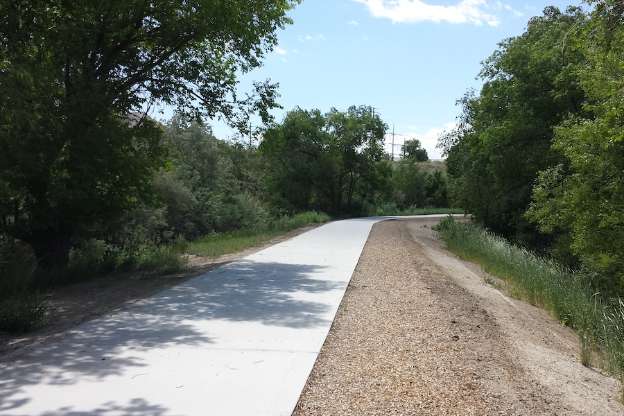 Jordan River Parkway Trail through Bluffdale | Courtesy Salt Lake County Parks and Recreation
