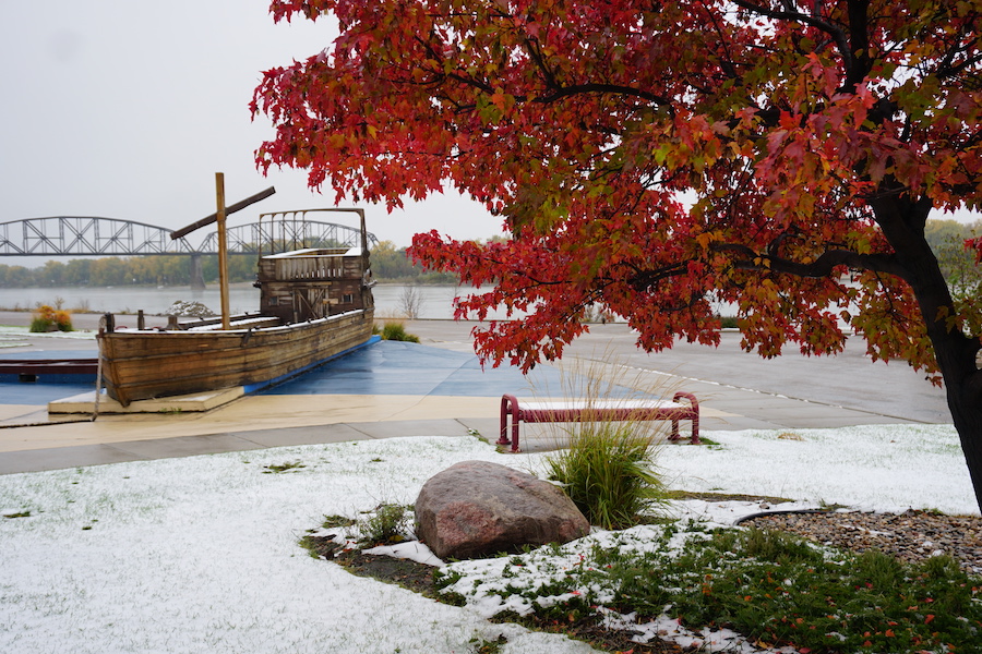 Keelboat Park along the Missouri Valley Millennium Legacy Trail | Photo courtesy Bismarck Parks and Recreation District