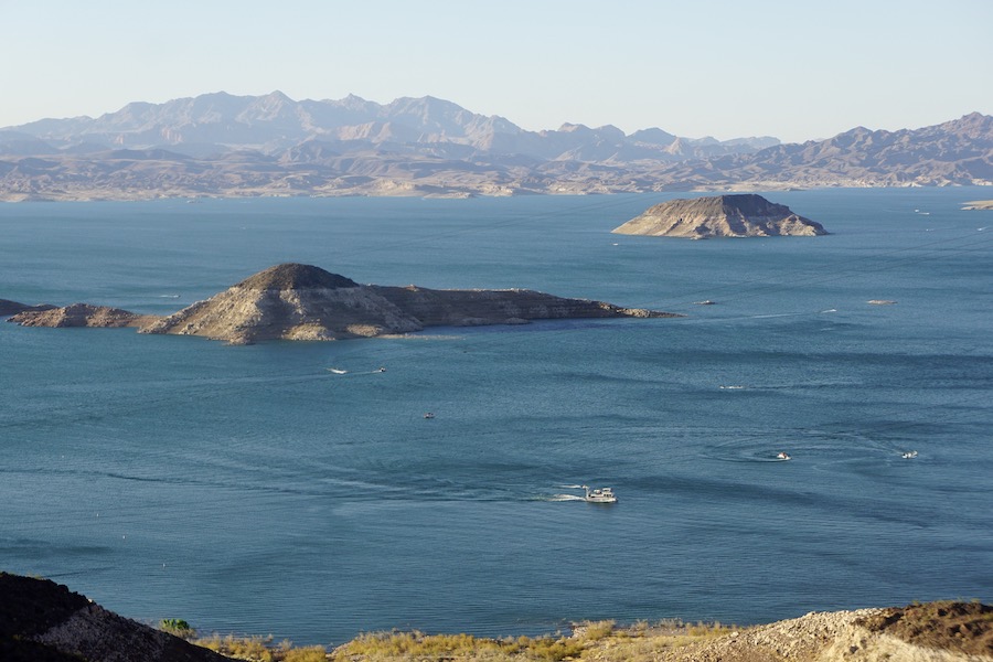 Lake Mead view from the Historic Railroad Trail | Photo by Cindy Barks