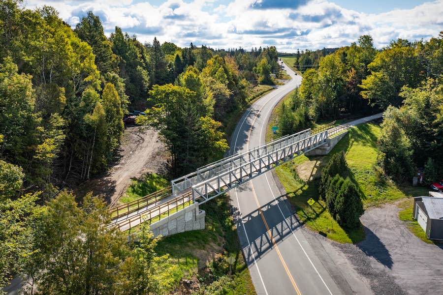 Lamoille Valley Rail Trail in Walden, Vermont | Photo courtesy Vermont Agency of Transportation