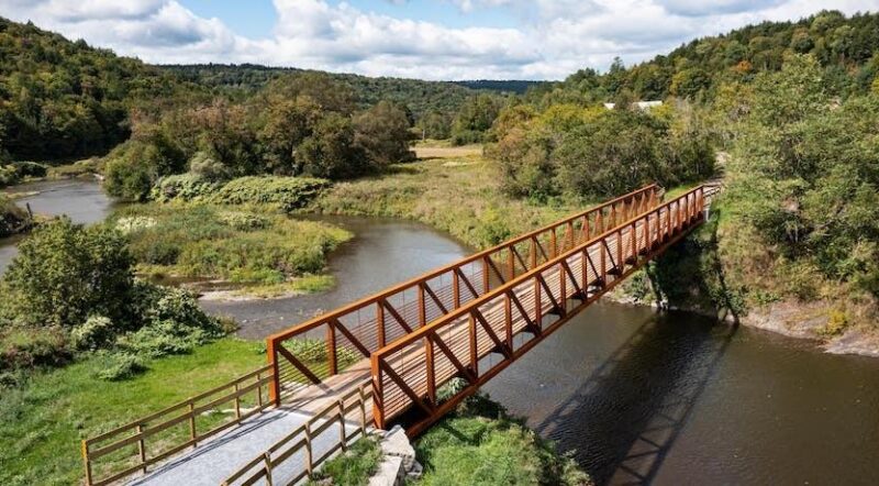 Lamoille Valley Rail Trail in Wolcott, Vermont | Photo courtesy Vermont Agency of Transportation