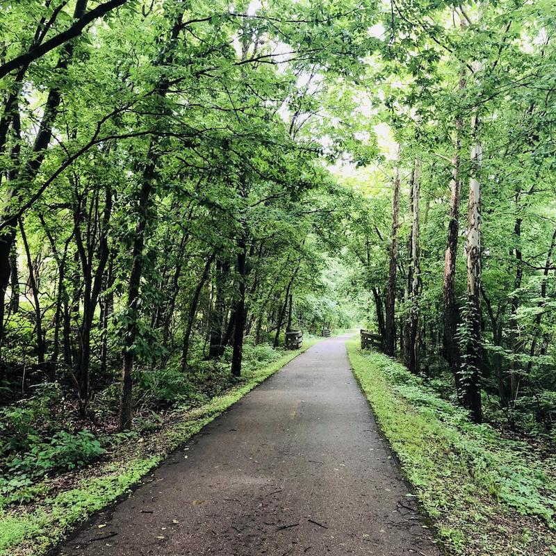 Little Miami Scenic Trail in Ohio | Photo by TrailLink user kenhaft