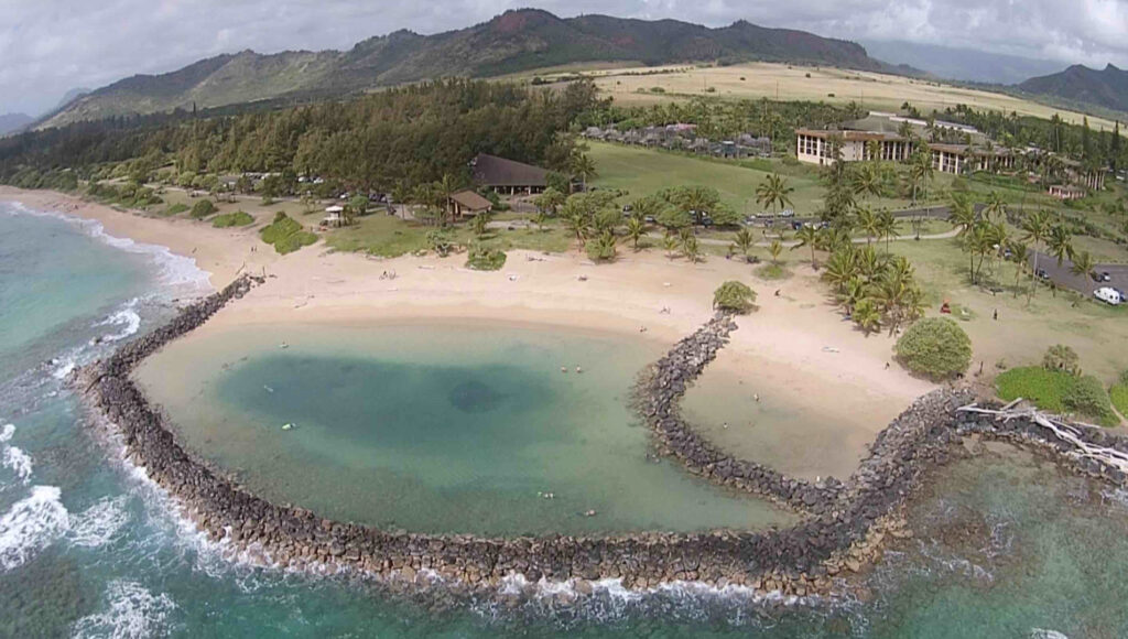 Lydgate Beach Park is a highlight of the Ke Ala Hele Makalae | Photo courtesy Kauai Path, Inc