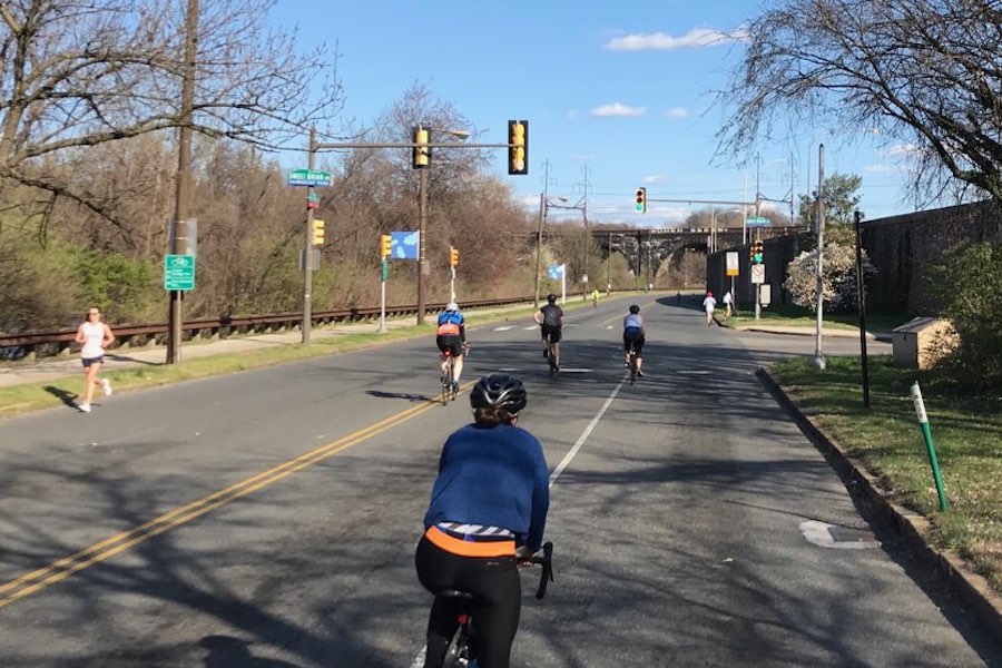 MLK Drive, closed to cars during COVID-19 in Philadelphia, Pennsylvania | Photo courtesy Randy LoBasso