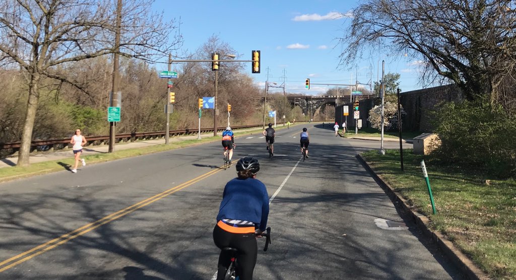 MLK Drive closed to cars in Philadelphia, Pennsylvania | Photo by Randy LoBasso