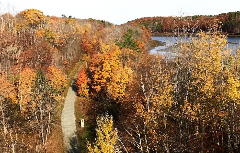 Maine's Belfast Rail Trail on the Passagassawaukeag | Photo by Jim Kosinski