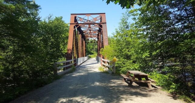 Maine's Down East Sunrise Trail | Photo courtesy Rails-to-Trails Conservancy