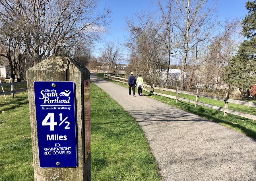 Maine's Eastern Trail through South Portland | Photo by Cindy Barks