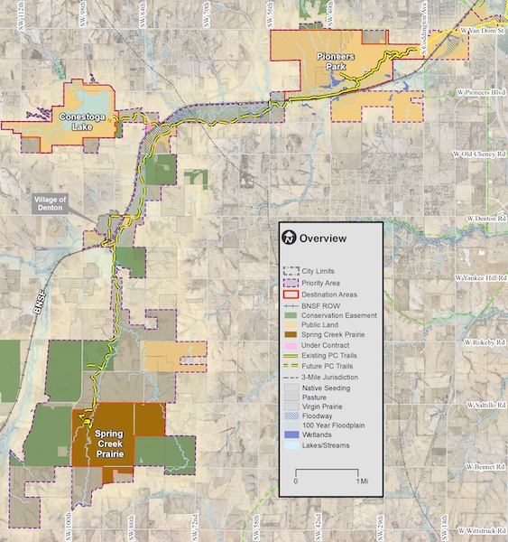 Map courtesy Lincoln Parks and Recreation Department