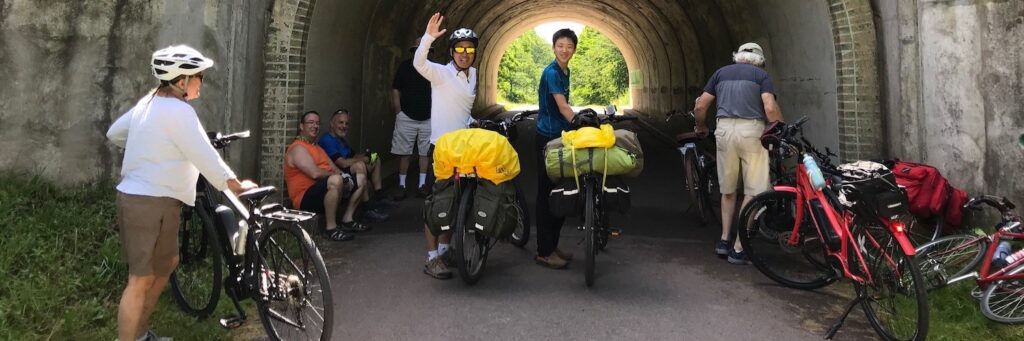 Maryland's Great Allegheny Passage (gaptrail.org) at the Eastern Continental Divide in Maryland | Photo by David Ni