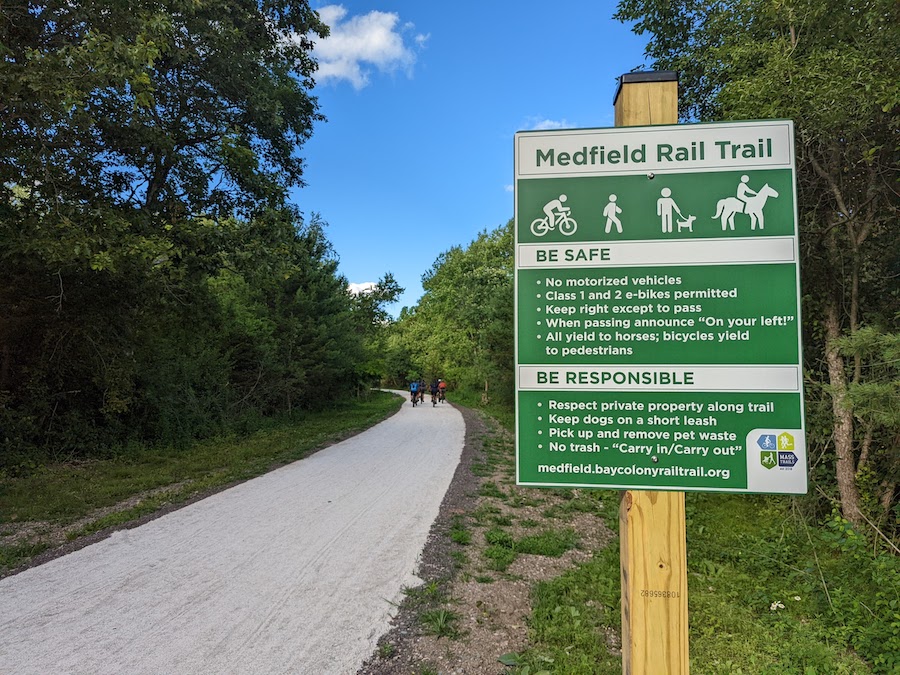 Massachusetts' Medfield Rail Trail | Photo courtesy Friends of the Medfield Rail Trail