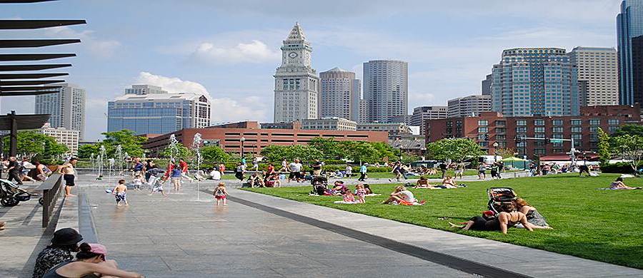 Massachusetts' Rose Kennedy Greenway | Photo courtesy Rose Kennedy Greenway Conservancy