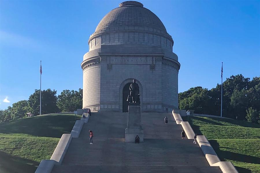 McKinley Memorial Park along Ohio's West Branch Trail | Photo by TrailLink user orangedoug