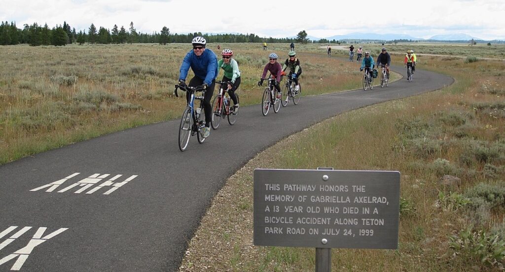 Memorial to Gabriella Axelrad along the trail | Photo by Tim Young