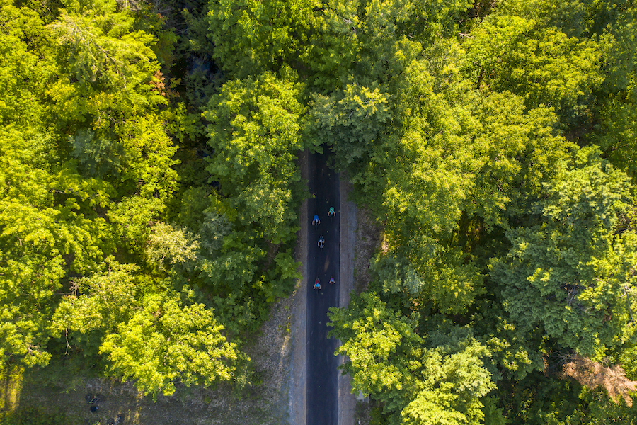 Michigan's Iron Ore Heritage Trail on the Great Lake-to-Lake Trails Route 4 | Photo by Aaron Peterson
