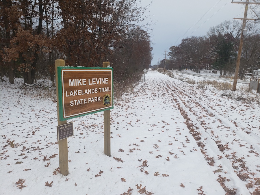 Mike Levine Lakelands Trail State Park | Photo courtesy Michigan DNR