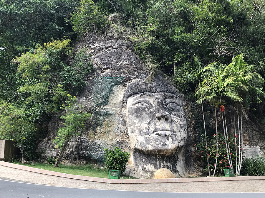 Monument to Cacique Mabodamaca along the Túnel de Guajataca in Puerto Rico | Photo by Jorge A. Borrelli