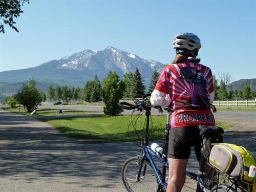 Mt. Sopris from the Crystal Valley Trail | Photo courtesy Susan Vogel:TrailLink.com