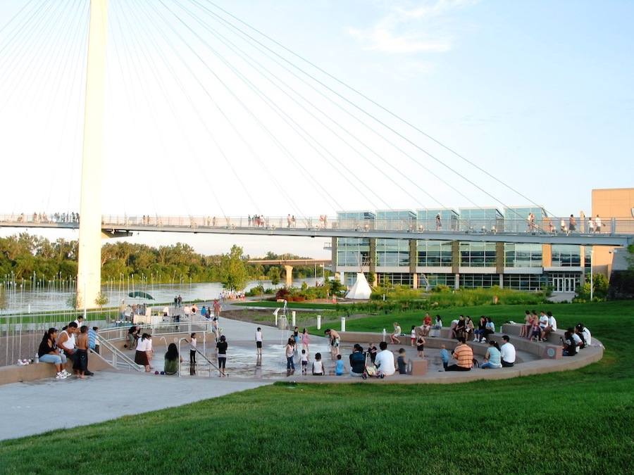 Nebraska's Bob Kerrey Pedestrian Bridge | Courtesy Visit Omaha