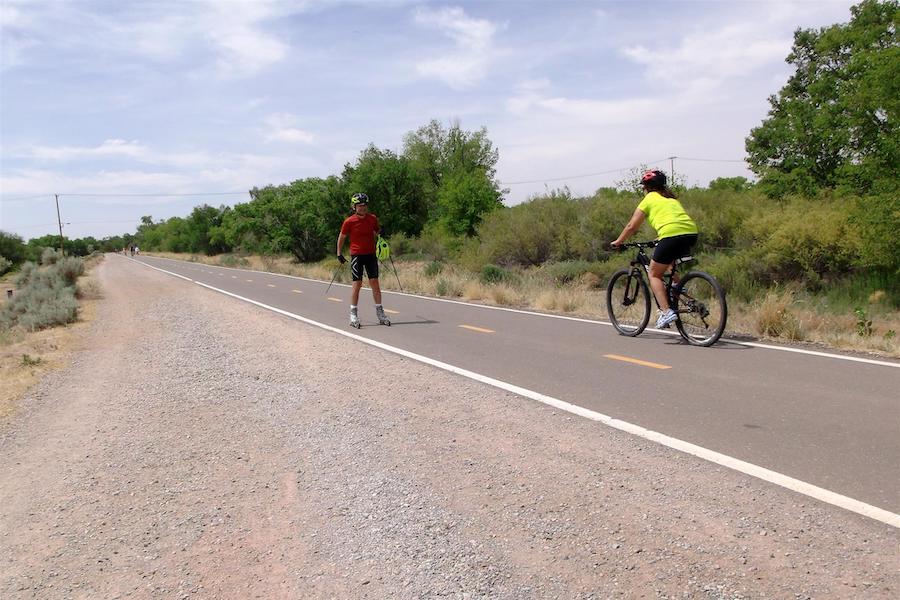 New Mexico's Paseo del Bosque Trail | Photo by TrailLink user OldTerry