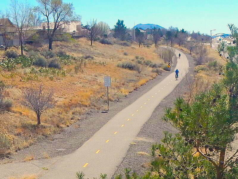 New Mexico's Tramway Recreation Trail | Photo by TrailLink user noeljkelller