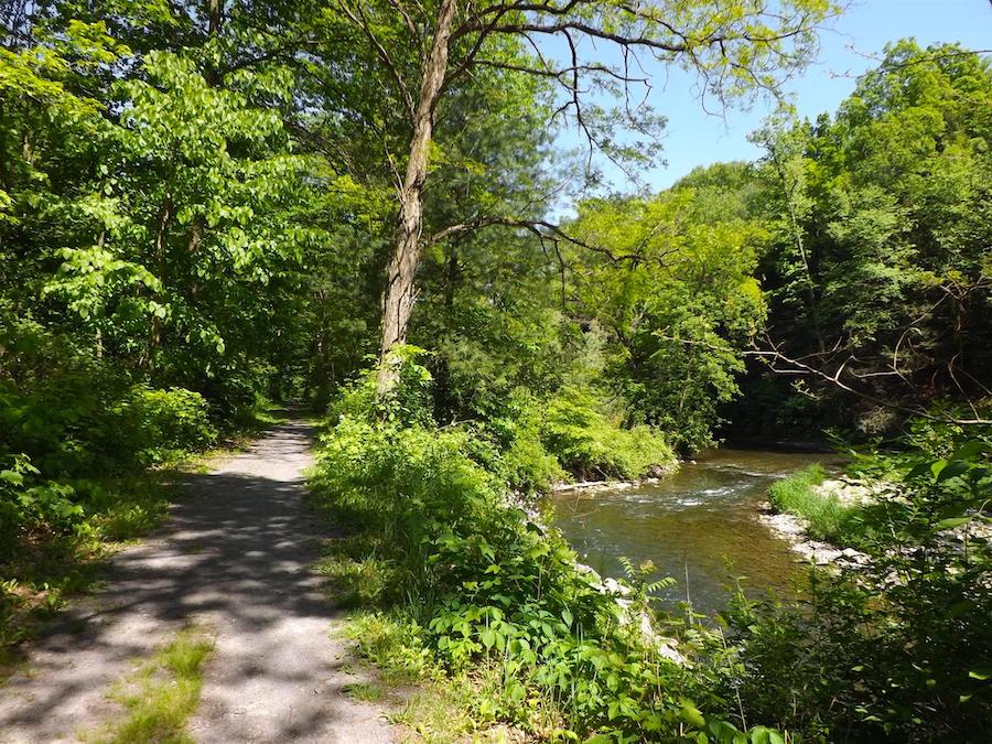 New York's Keuka Outlet Trail | Photo by TrailLink user willbike