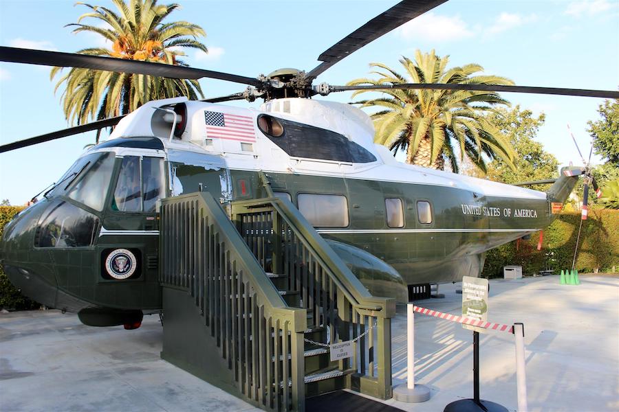 Nixon’s presidential helicopter along California's El Cajon Trail | Photo by TrailLink user vikemaze