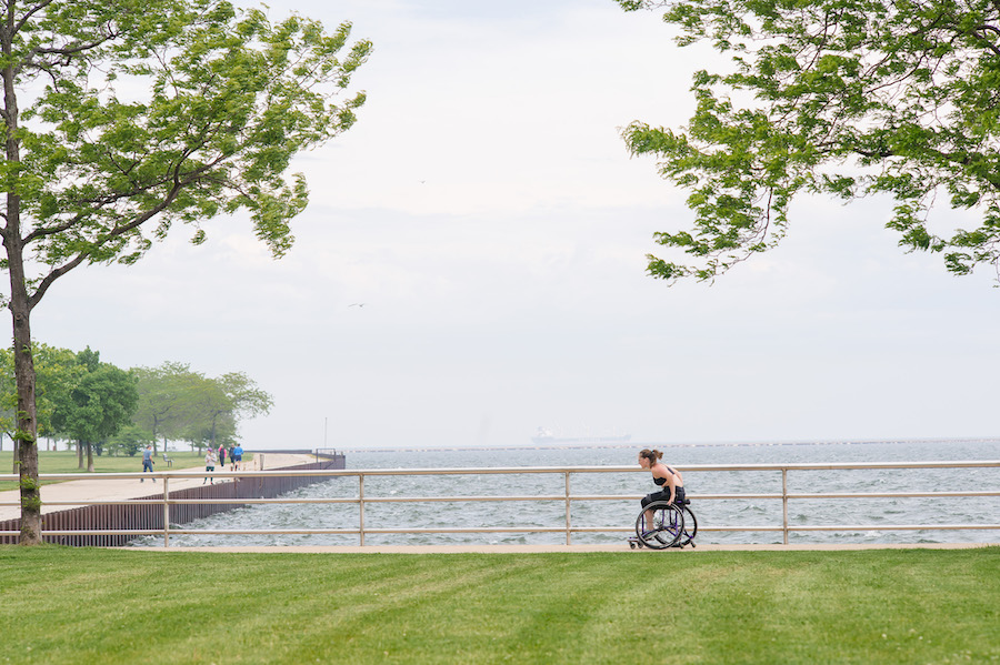 Oak Leaf Trail, part of the Route of the Badger in Milwaukee | Photo by Front Room Photography