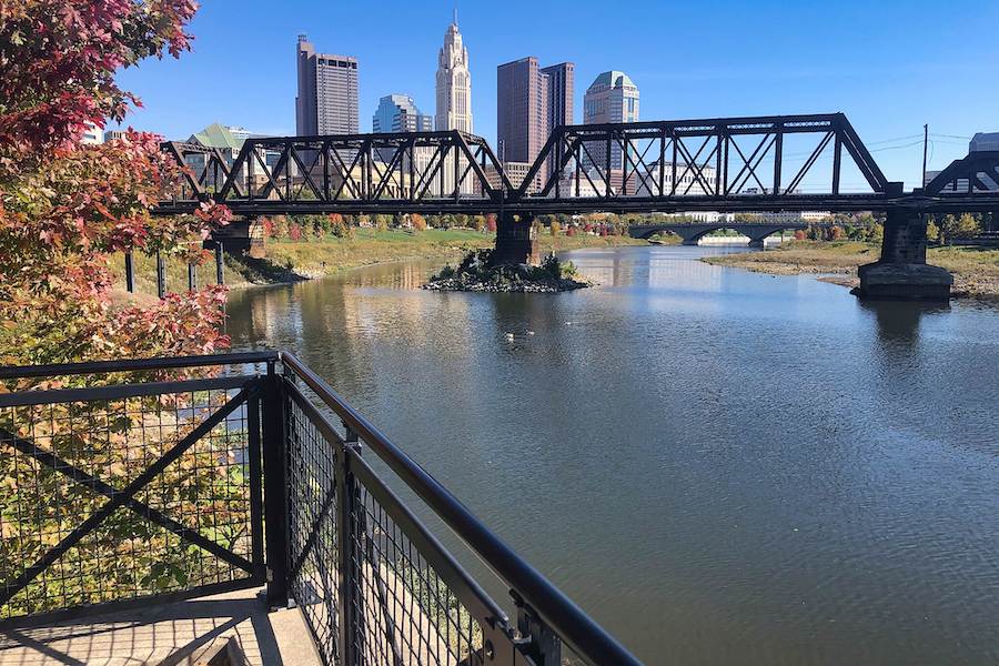 Ohio's Scioto Greenway Trail | Photo by TrailLink user orangedoug