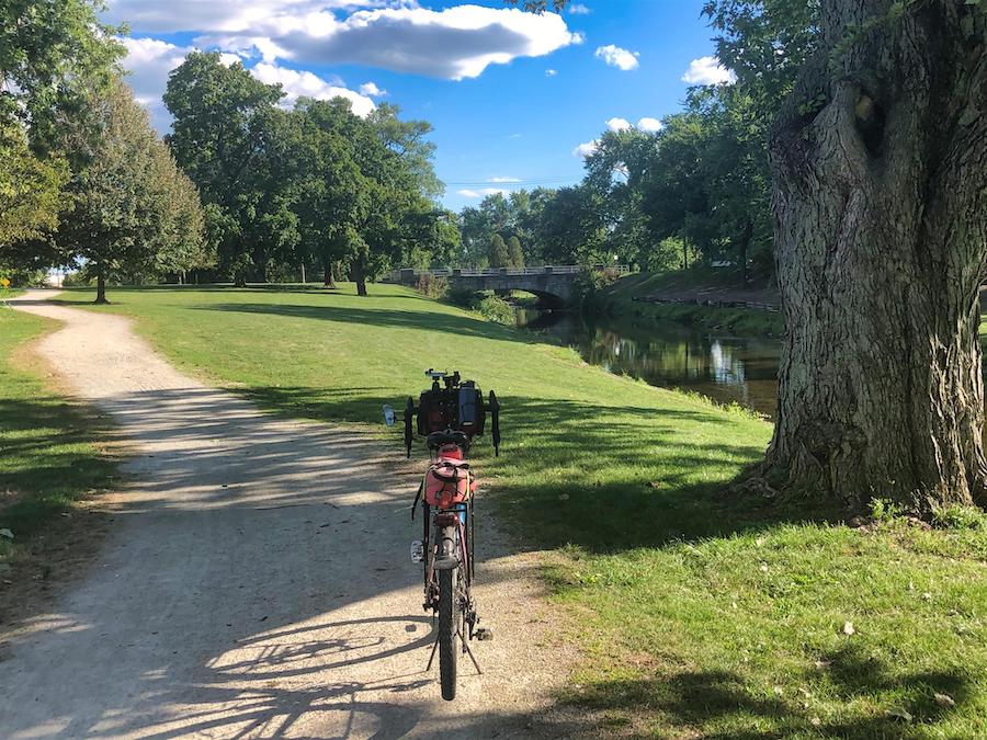 Ohio's West Branch Trail | Photo by TrailLink user orangedoug