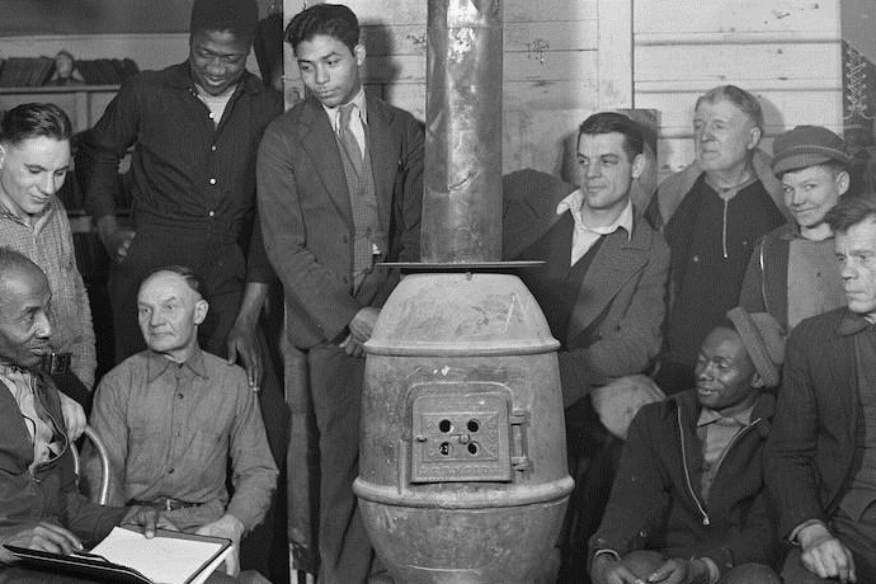 Once the most thriving coal district in the U.S., Scott’s Run fell on hard times in the 1920s. Residents who were not allowed to move to the nearby New Deal community of Arthurdale banded together, forming workers alliances and cooperatives to survive. (1937) | Photo by Lewis Hine