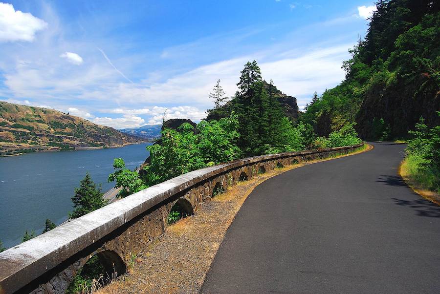 Oregon's Historic Columbia River Highway State Trail | Photo by TrailLink user dabiker