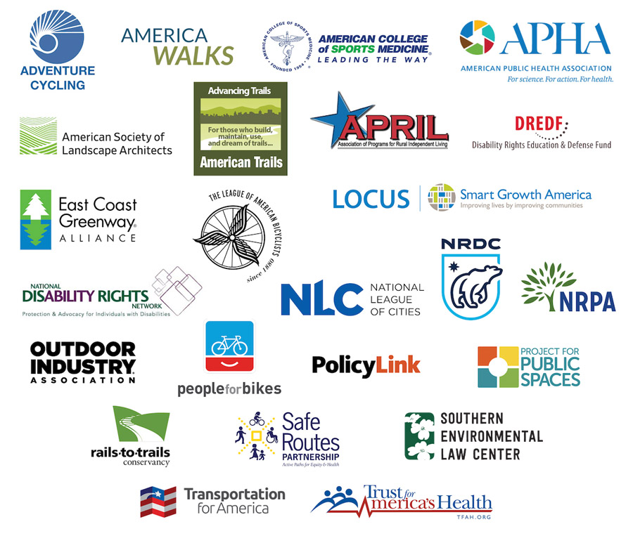 Organization’s Supporting the Connecting America’s Active Transportation System Act
