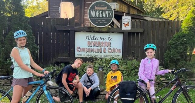 Packed up for the return trip at Morgan's Riverside Campground | Photo courtesy McKinney Middle School