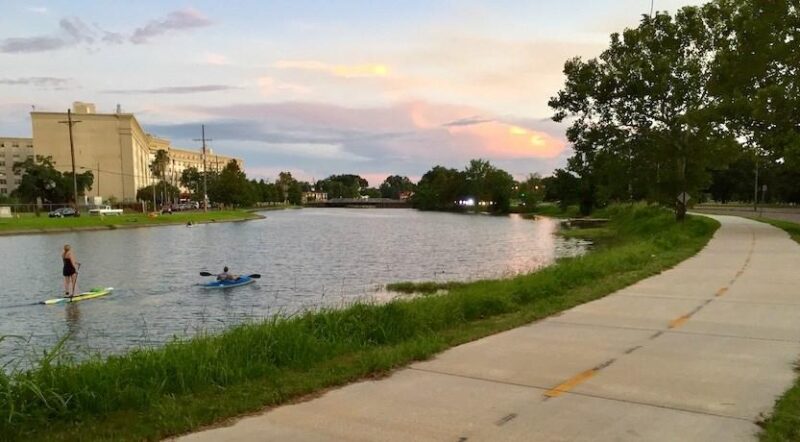 Part of the developing Louisiana Bootlace Trail Network, New Orleans’ Wisner Trail is nestled between two popular recreational amenities - City Park and Bayou St. John. Photo by Jennifer Ruley, courtesy City of New Orleans.