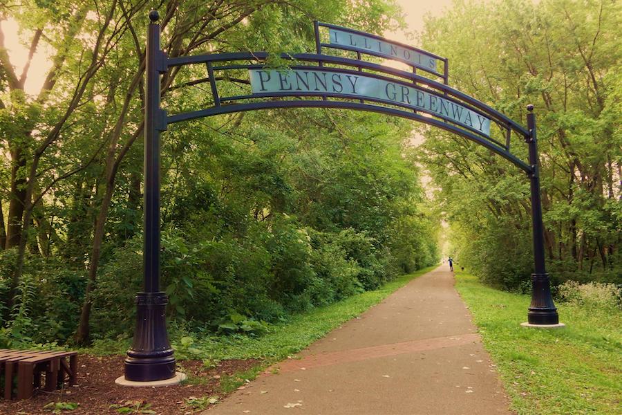 Pennsy Greenway in Lansing, IL | Photo by Traillink user tommyspan