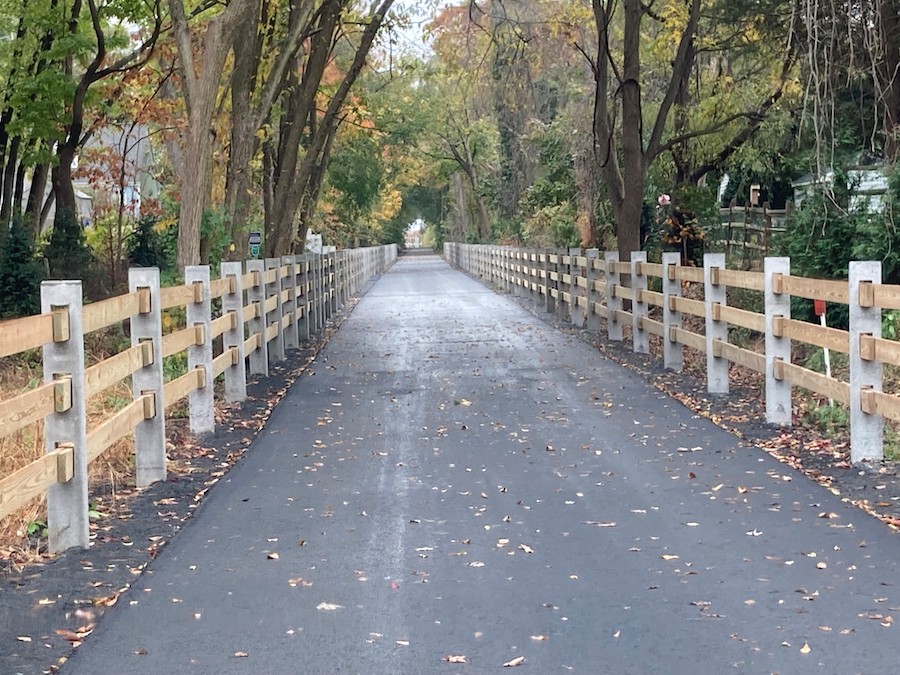 Pennsylvania's Newtown Rail Trail | Photo courtesy Bucks County Planning Commission