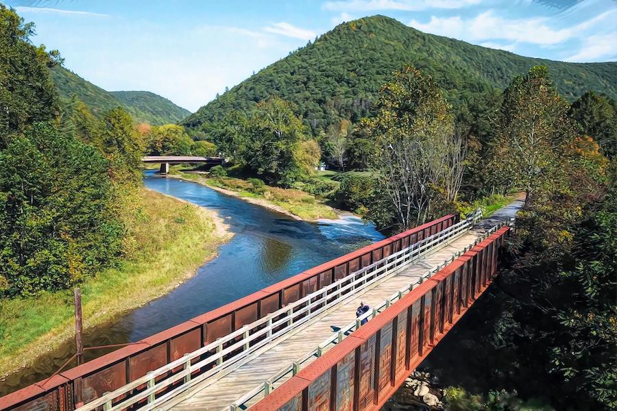 Pennsylvania's Pine Creek Trail | Photo by Linda Stager
