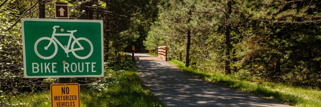 Biking trail in northern Wisconsin - Photo courtesy Getty Images