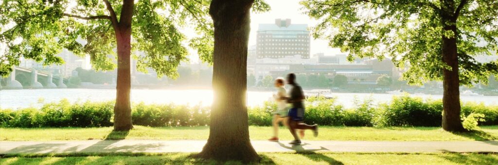 Runners in a park - Photo courtesy Getty Images