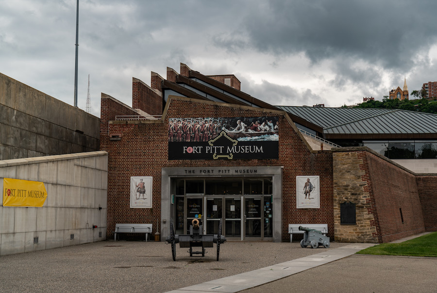 Pittsburgh's Fort Pitt Museum is located in Point State Park along the Three Rivers Heritage Trail. | Photo by Tony Webster