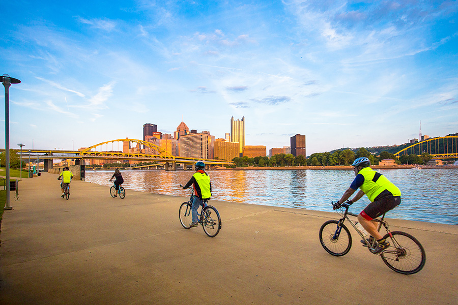 Pittsburgh's Three Rivers Heritage Trail | Photo by Kelly Carter, courtesy Friends of the Riverfront