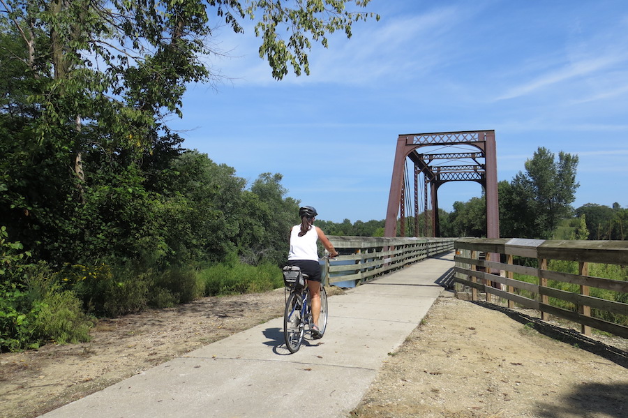 Raccoon River Valley Trail bridge over the North Raccoon River | Photo by Laura Stark