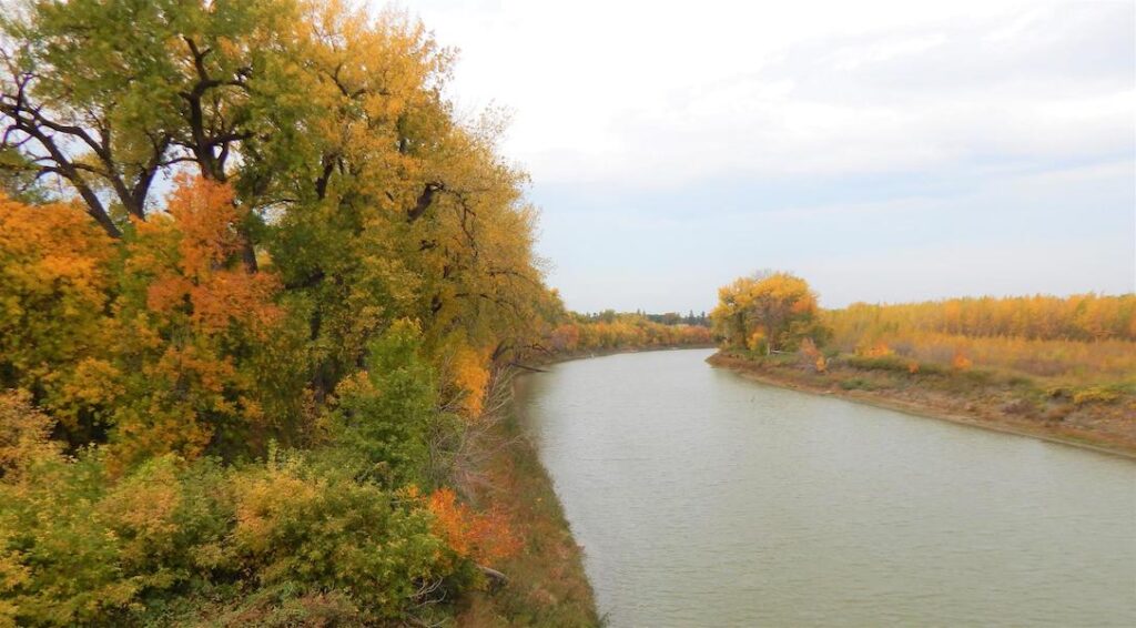 Red River along the Greenway of Greater Grand Forks | Photo by TrailLink user thejake91739 