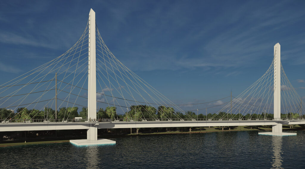 Rendering of the Christian to Crescent trail segment | Image courtesy SRDC