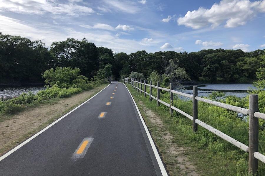 Rhode Island's East Bay Bike Path | Photo by TrailLink user yaeldvir