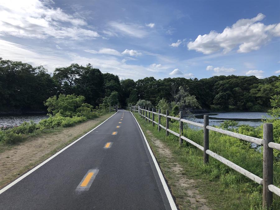 Rhode Island's East Bay Bike Path | Photo by TrailLink user yaeldvir