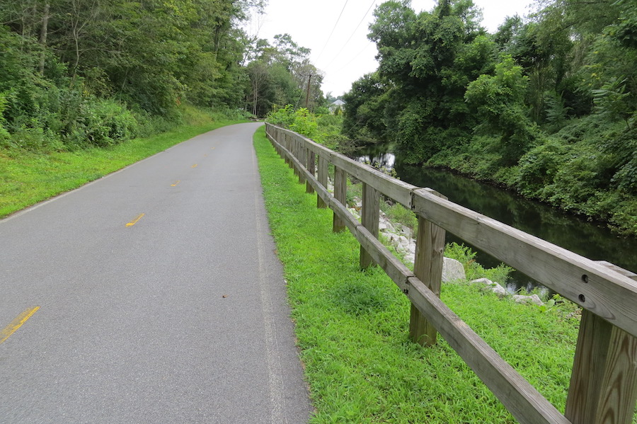 Rhode Island's Fred Lippitt Woonasquatucket River Greenway | Photo by Laura Stark