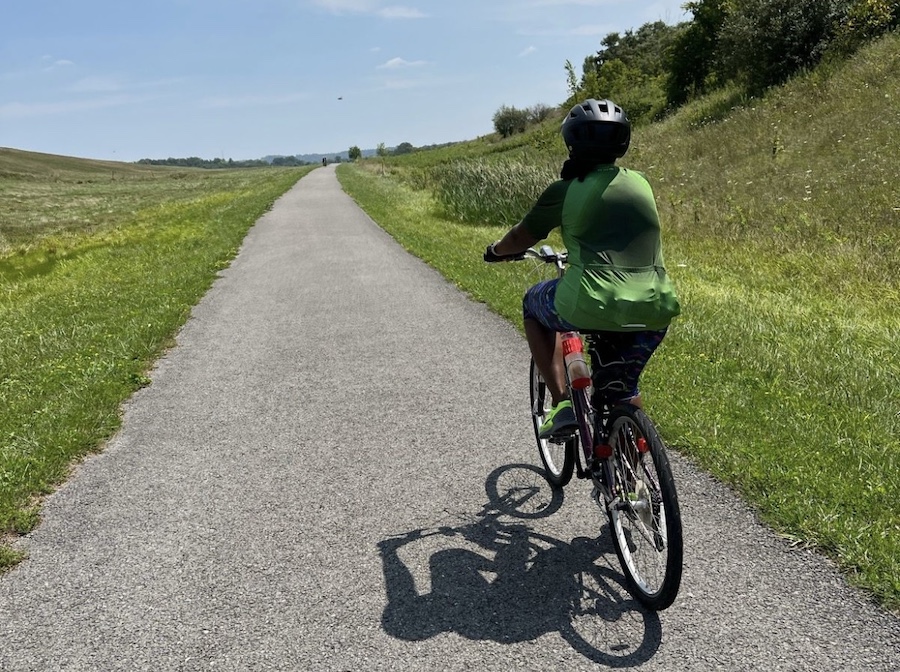 Riding the Panhandle Trail | Photo by Robin L. Woods